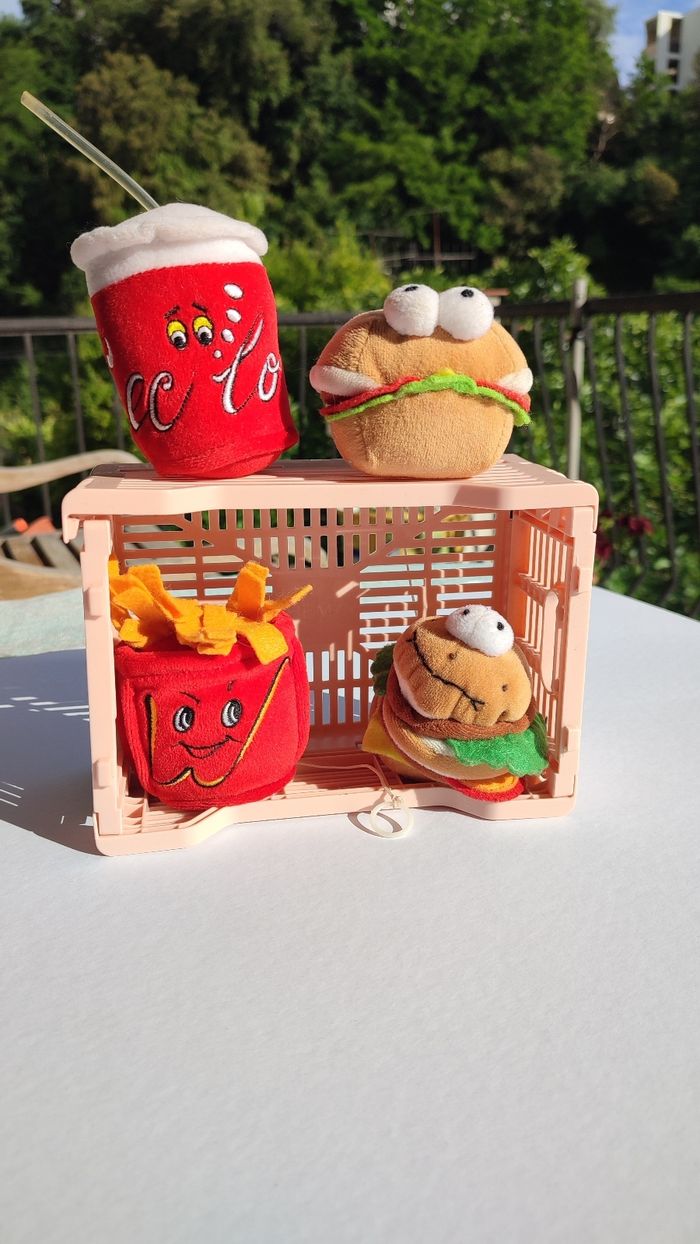 Lot Peluches vintage fast food - photo numéro 3