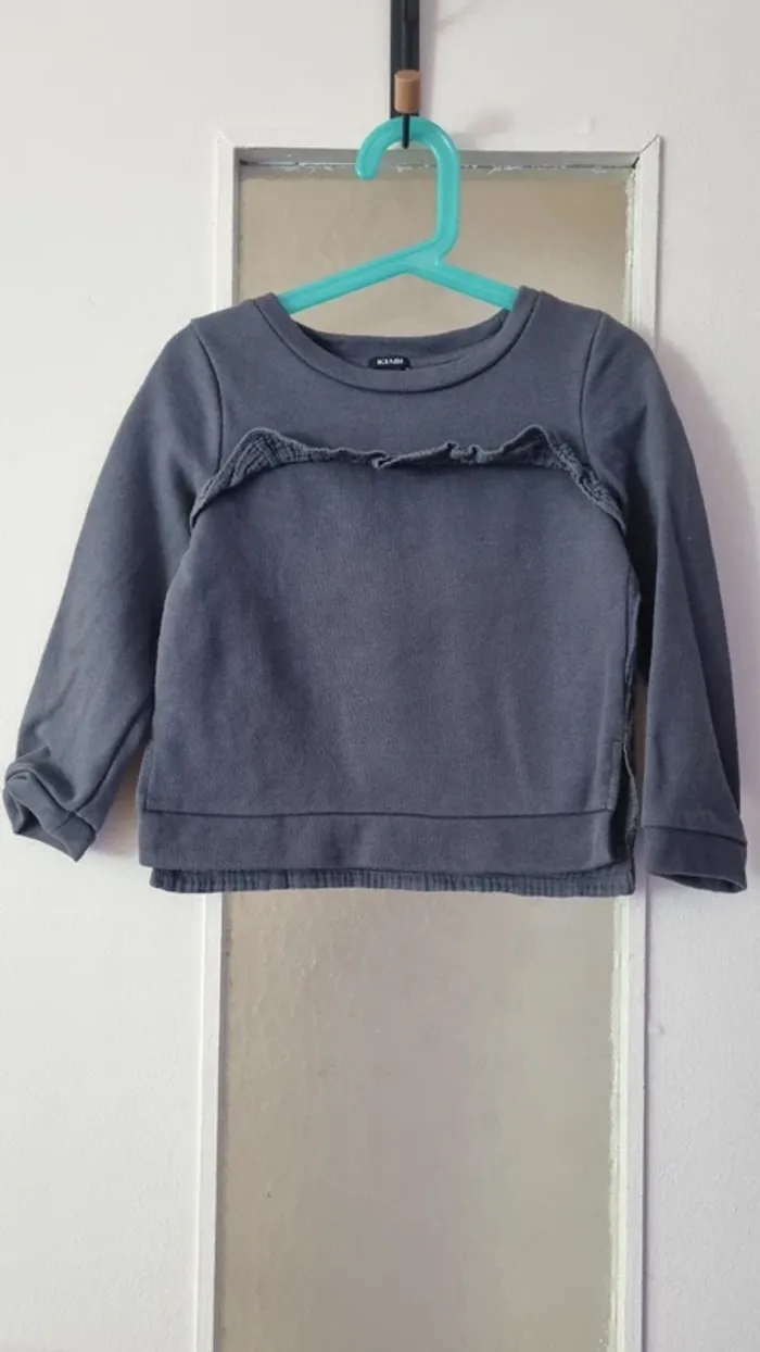 Pull gris taille 5 ans kiabi - photo numéro 2
