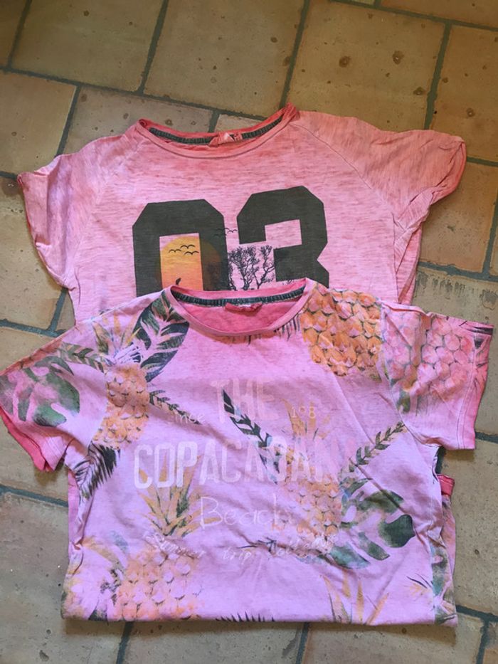 Lot 2 t shirts Tony Boy 14 ans