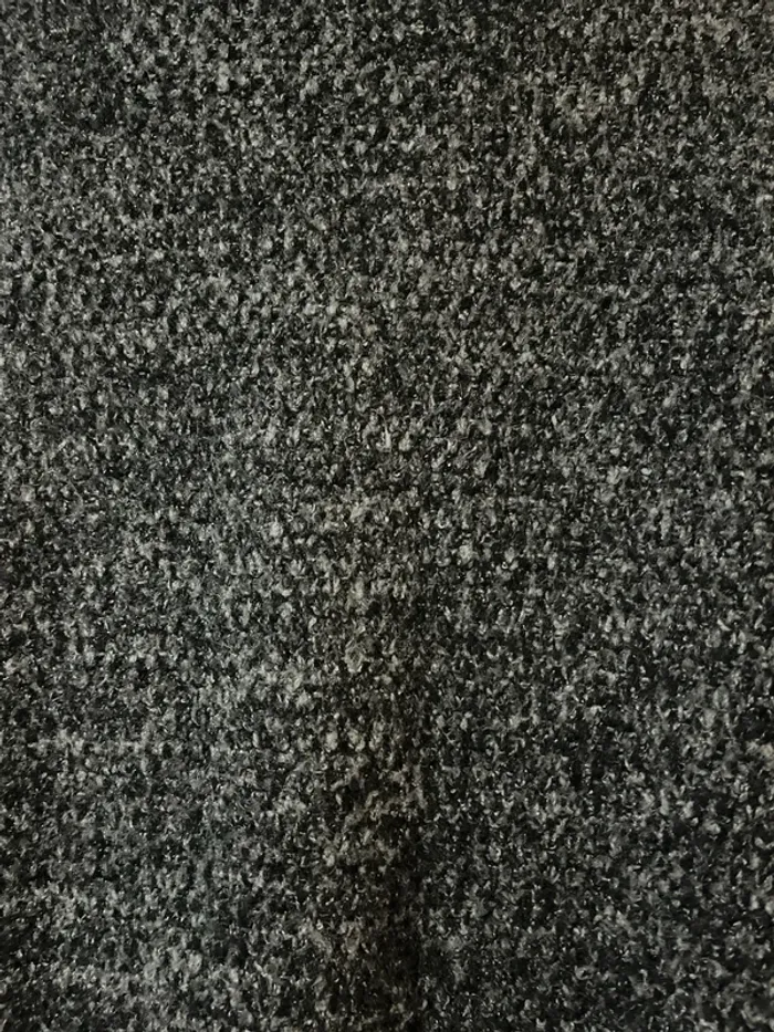 Manteau long gris Zara avec fourrure - photo numéro 4