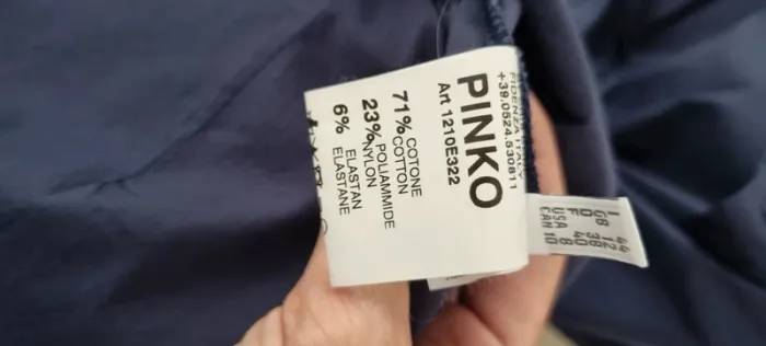 Chemise pinko bleu marine 38 - photo numéro 2