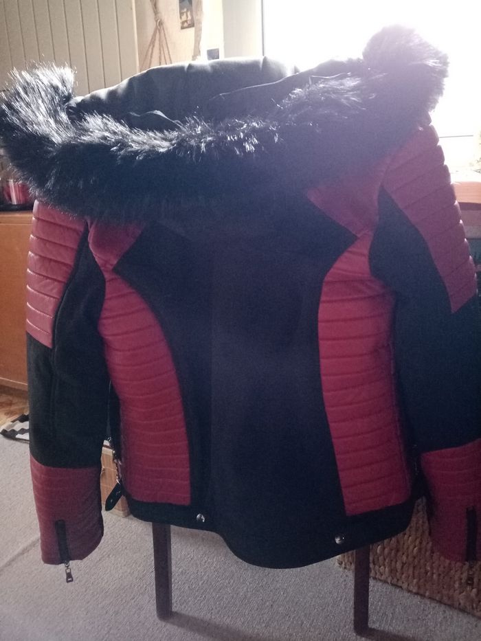 Joli manteau femme moto - photo numéro 3
