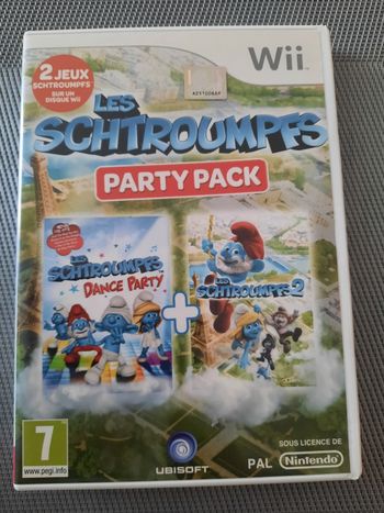 Jeu wii les schtroumpfs party pack