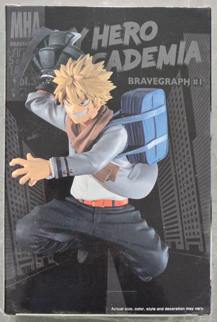 Figurine Bravegraph #1 Vol 3 Katsuki Bakugo (My Héro Academia) neuve sous scellé - photo numéro 2