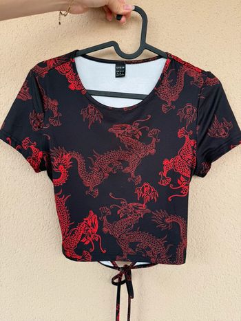 T-shirt noir dos nu