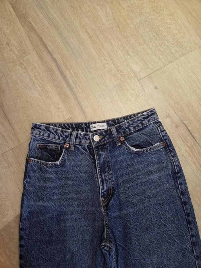Jeans Zara bleu taille 40 - photo numéro 3