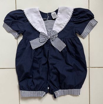 Barboteuse à manches courtes