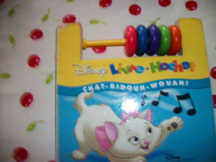 Livre boulier bébé les aristochats disney