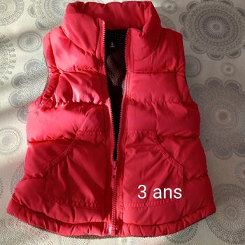 Doudoune sans manche 3 ans