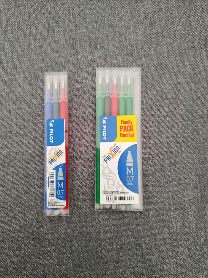Recharges crayons Frixion Pilot