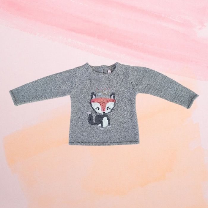 Pull motif renard - photo numéro 2