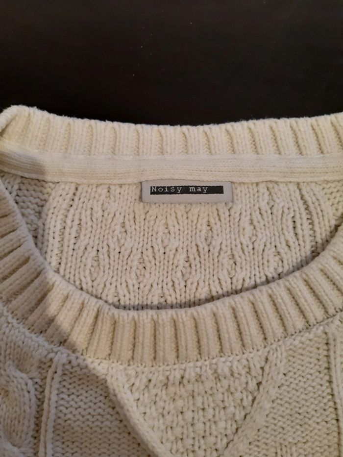 Pull femme blanc - photo numéro 3