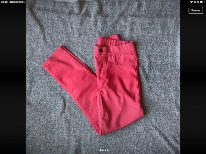 Pantalon / jeggings rose taille S