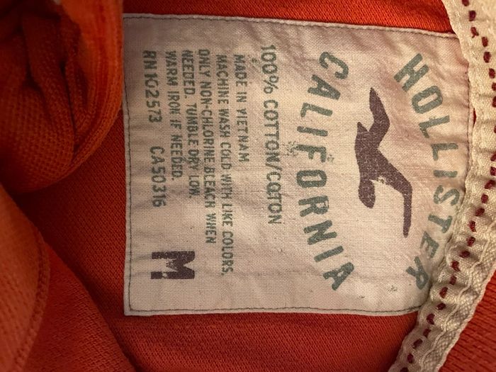 Polo Hollister – Homme – Taille M – Orange - photo numéro 4