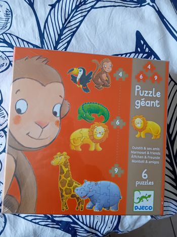 Boîte neuve 6 puzzles Djeco 