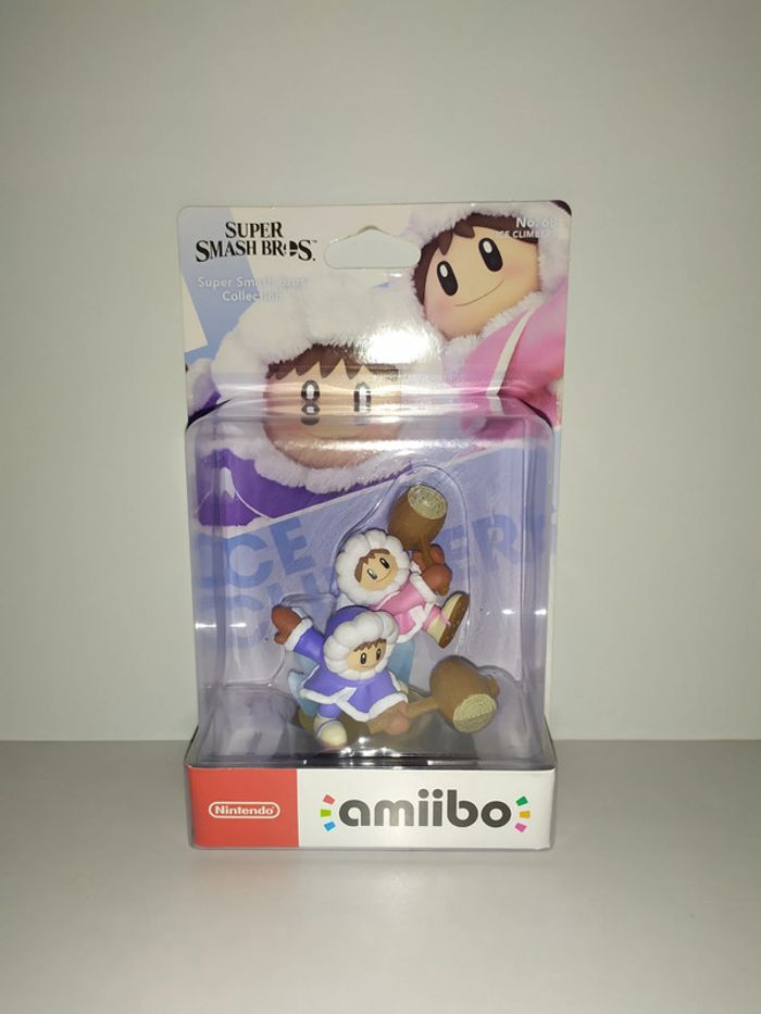 Figurine Ice Climbers Amiibo Super Smash Bros No. 68 Nintendo Switch/3DS neuf