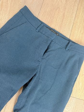 Pantalon habillé Zara marine à pois en 36