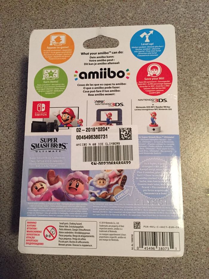 Figurine Nintendo amiibo Super Smash Bros ice climbers numéro 68 - photo numéro 4
