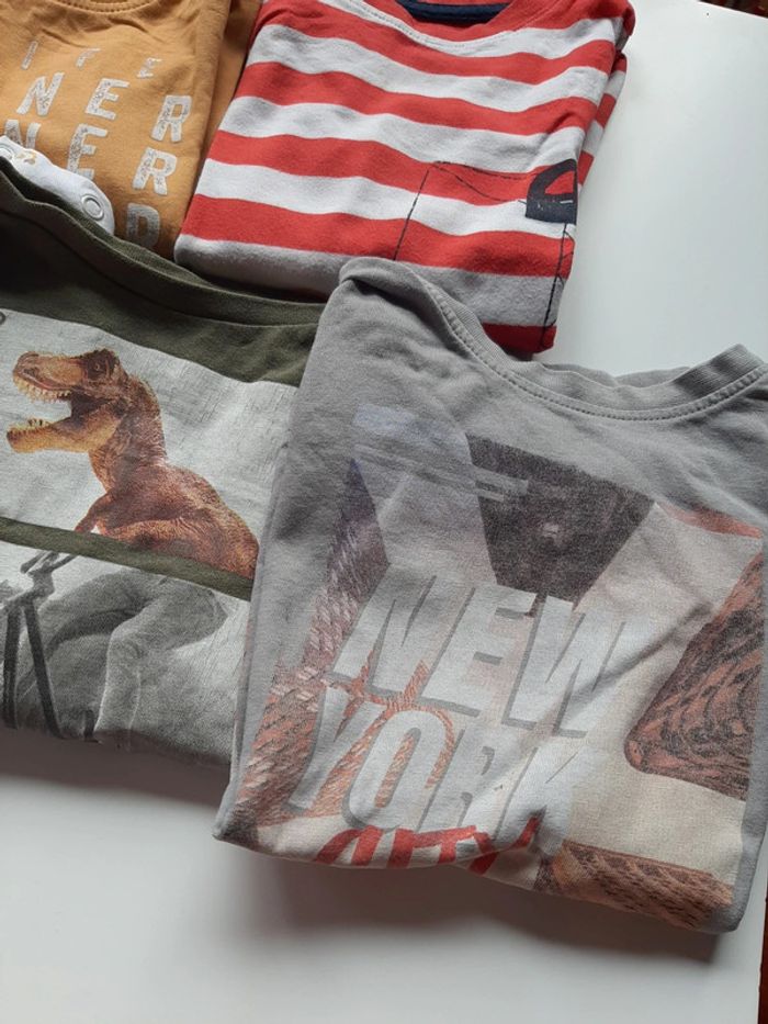 Lot de 5 t-shirts manches longues taille 3 ans - photo numéro 3