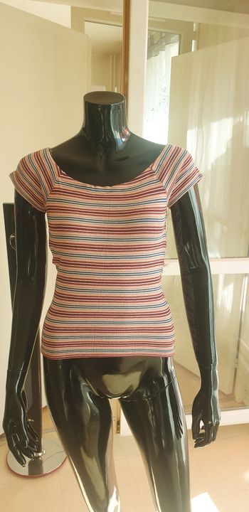 Haut rayé rose jennyfer M