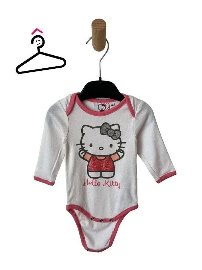 Body à manches longues “Hello Kitty” - fille 3 mois