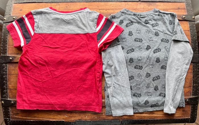 Lot 2 t-shirt superman / star wars - photo numéro 2