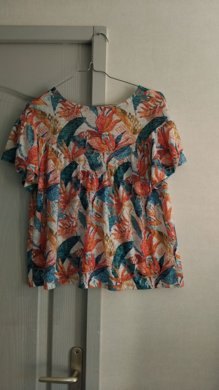 Tee shirt coloré femme taille L - photo numéro 2