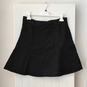 Jupe évasée femme – Taille petit 44 noir