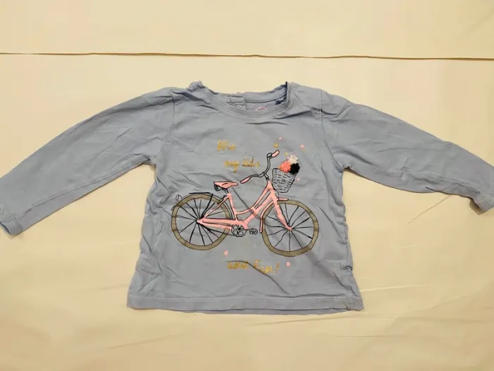 Lot 4 t-shirts manches longues fille 24 mois - photo numéro 5