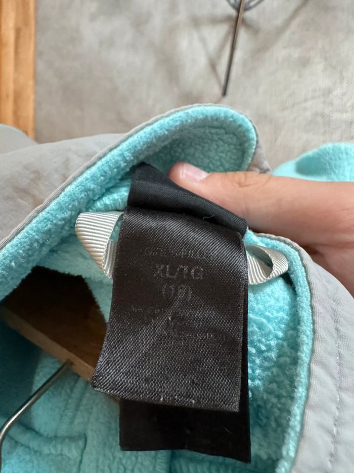 Veste polaire The north face bleu et gris taille XL ( fille ) - photo numéro 7