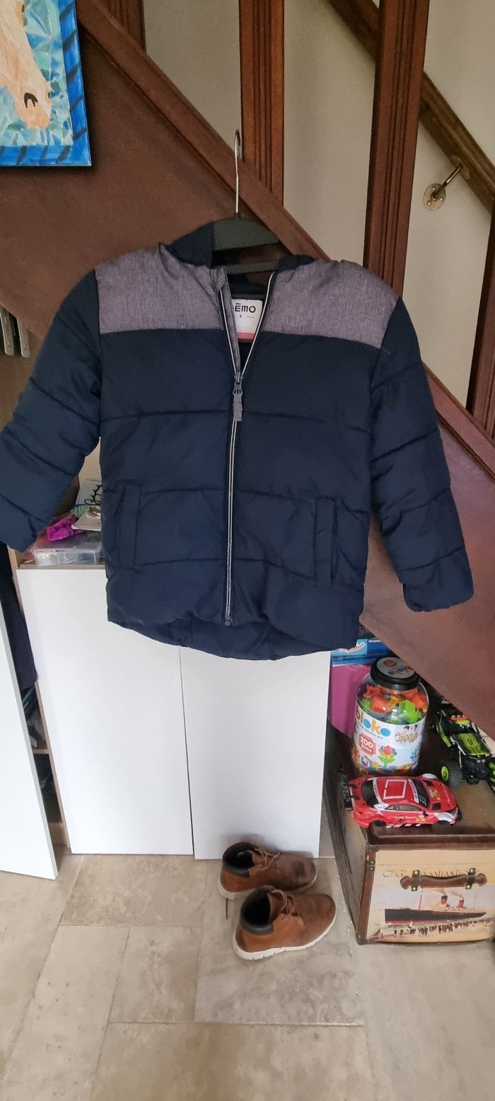 Manteau doublé polaire garçon