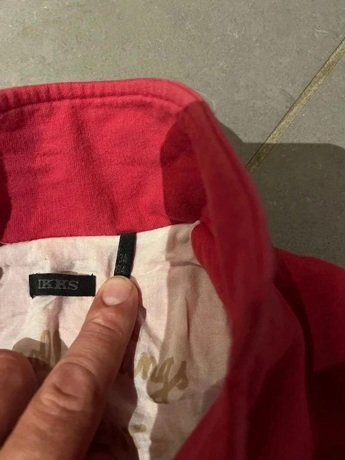 Veste à 2 boutons avec 2 poches - Ikks - Do small things with great love - Rose - 3 ans - photo numéro 2