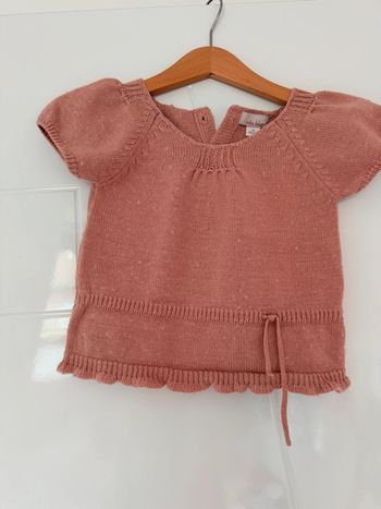 Pull sans manches  Vertbaudet rose en 2ans