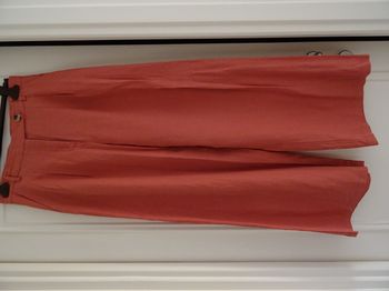 Pantalon large Bershka rose/ corail taille 38