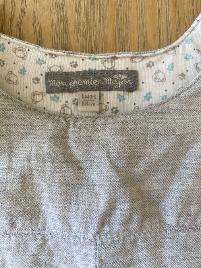 Ensemble salopette gilet mon premier major - photo numéro 4