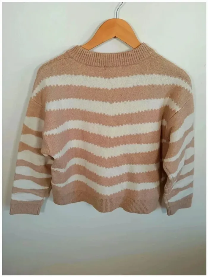 C24 pull beige/crème mango L - photo numéro 2