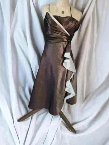 Robe de soiree marron🌹 S🌹