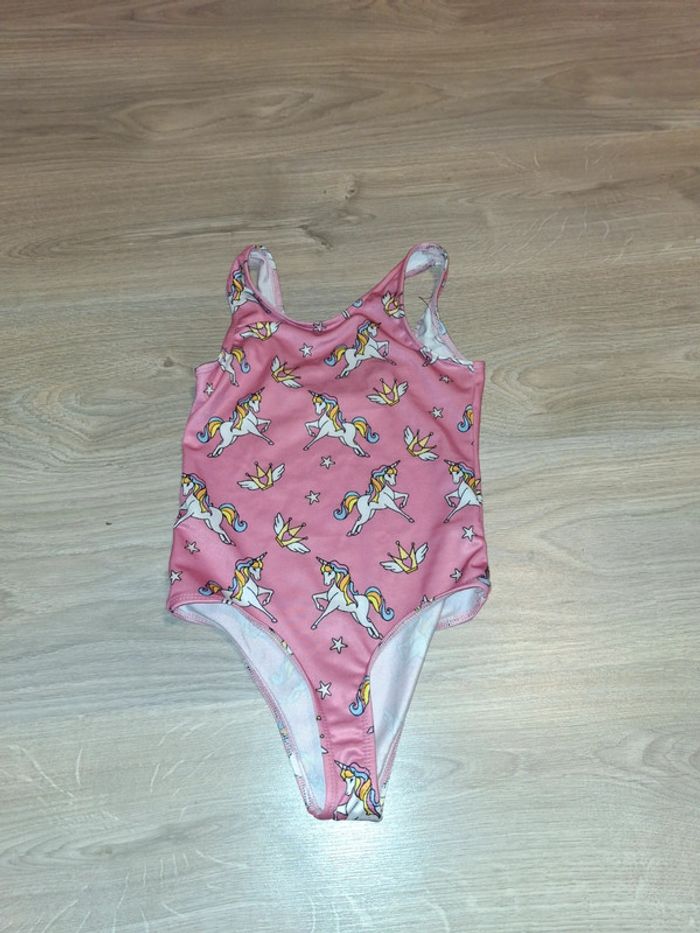 Magnifique maillot de bain une pièce licorne fille 7 ans rose