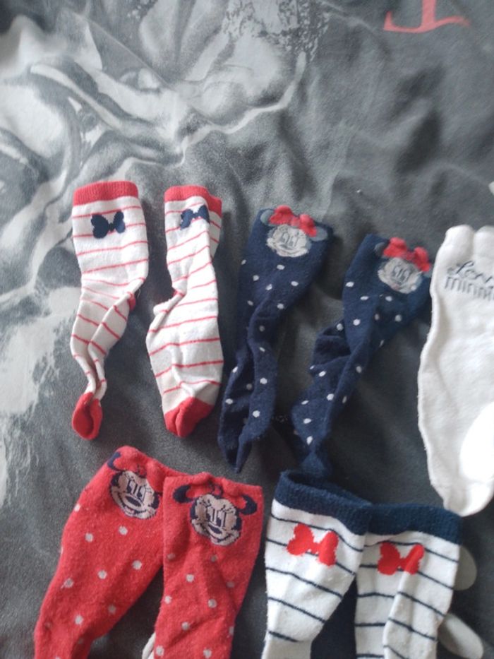 Lot de 5 paires de chaussettes taille 21/23 Minnie - photo numéro 2