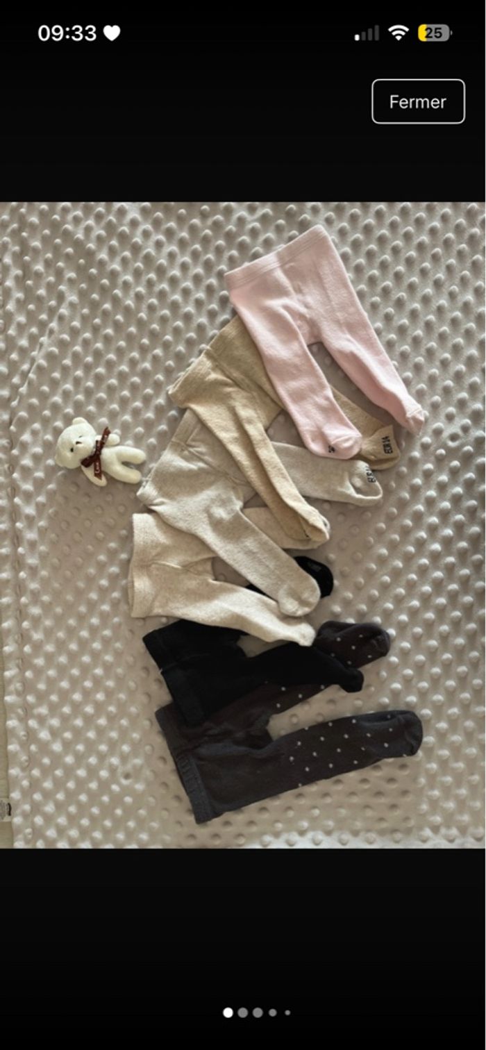 6 paires de collants