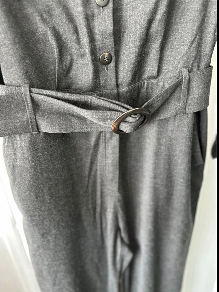 Combinaison pantalon en laine avec ceinture grise taille 46 Sézane - photo numéro 5