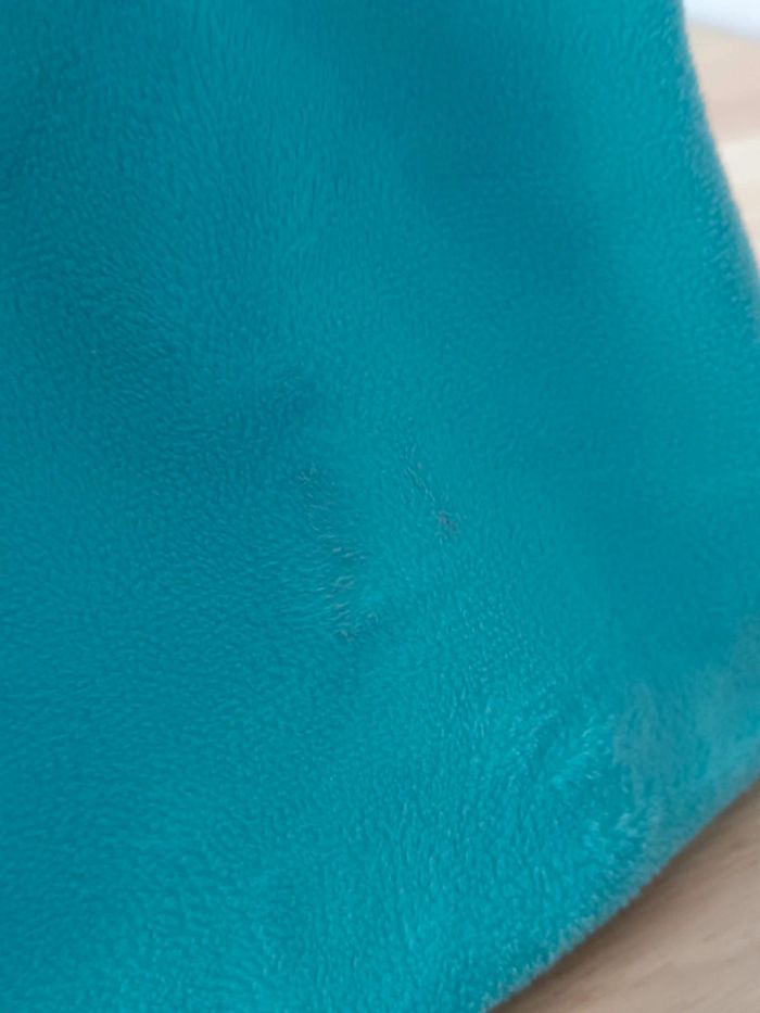 Doudou panda blanc noir et bleu kimadi - photo numéro 4