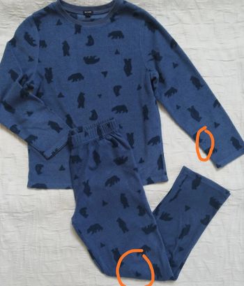 Kiabi pyjama polaire 8 ans ours