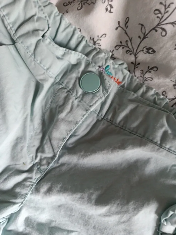 Pantalon turquoise Sergent Major 92cm - photo numéro 2