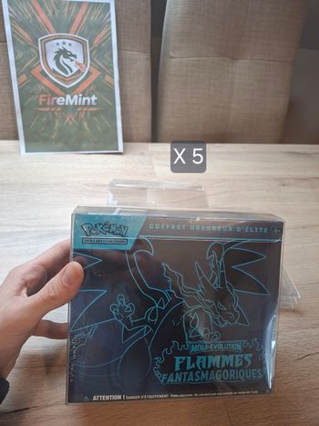 Lot de 5 protection souple pour ETB Pokémon de qualité premium FireMint