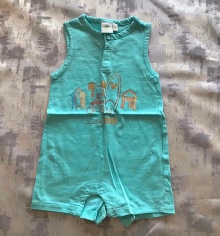 Barboteuse Disney 3 mois bleu ciel – TBE