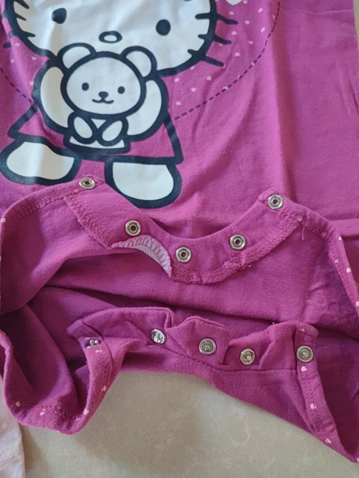 🌸lot de 2 combishort Hello Kitty 18 mois - photo numéro 5
