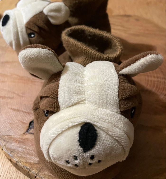 Chaussons bouledogue enfants