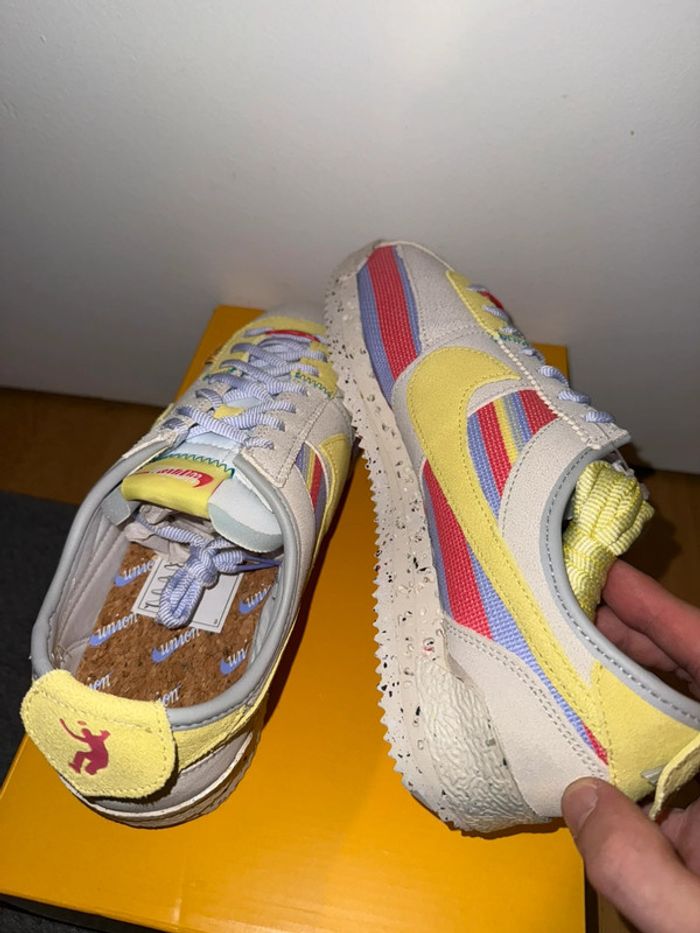 Nike Cortez Union SP Citron givré - photo numéro 9