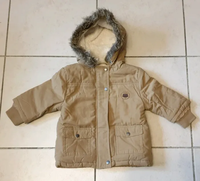 Manteau chaud 12 mois 74 cm
Vert baudet